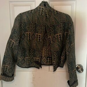 Cotton embroidered jacket/blazer